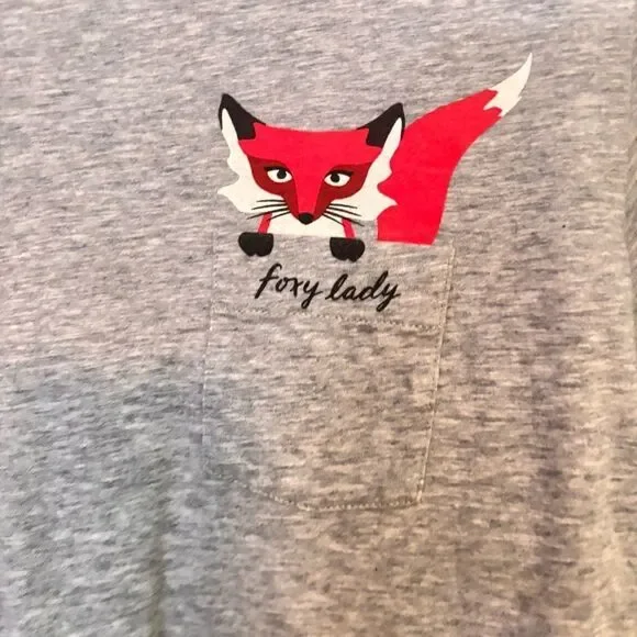 Kate Spade Broome Street Foxy Lady Tee Medium - Picture 4 of 5